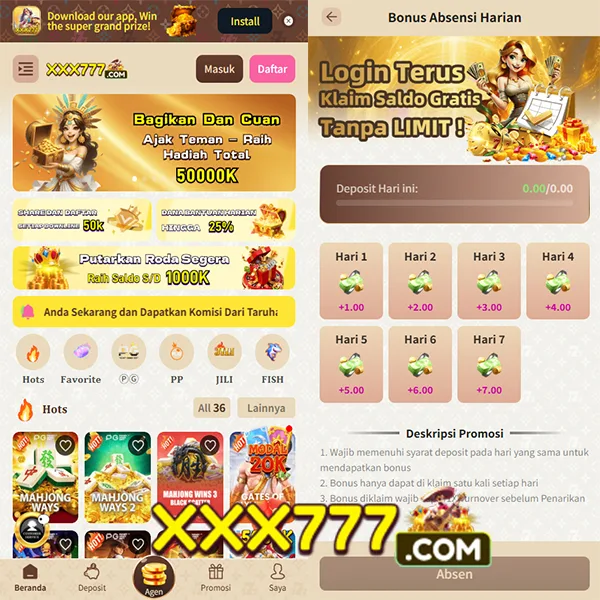 XXX777 Maxwin Pola Gacor Hari Ini